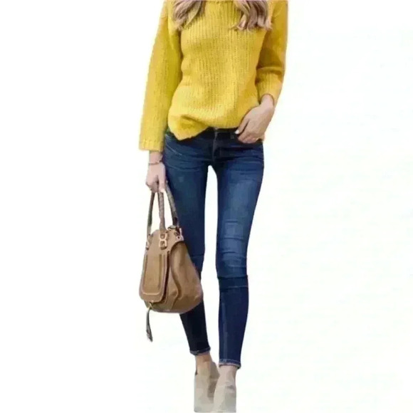 Hudson Krista Low-Rise Super Skinny Jean Size 26 Dark Denim - Picture 1 of 9